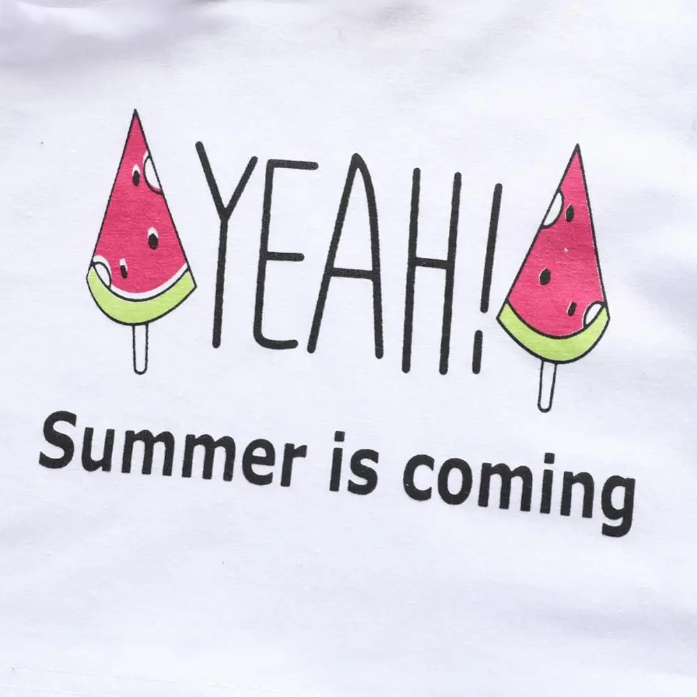 Summer Girls Two-pieces Outfit Letter Print Short Sleeve T-shirt Tops +Green Short Skirt Kit
Summer Girls Two-pieces Outfit Letter Print Short Sleeve T-shirt Tops +Green Short Skirt Kit