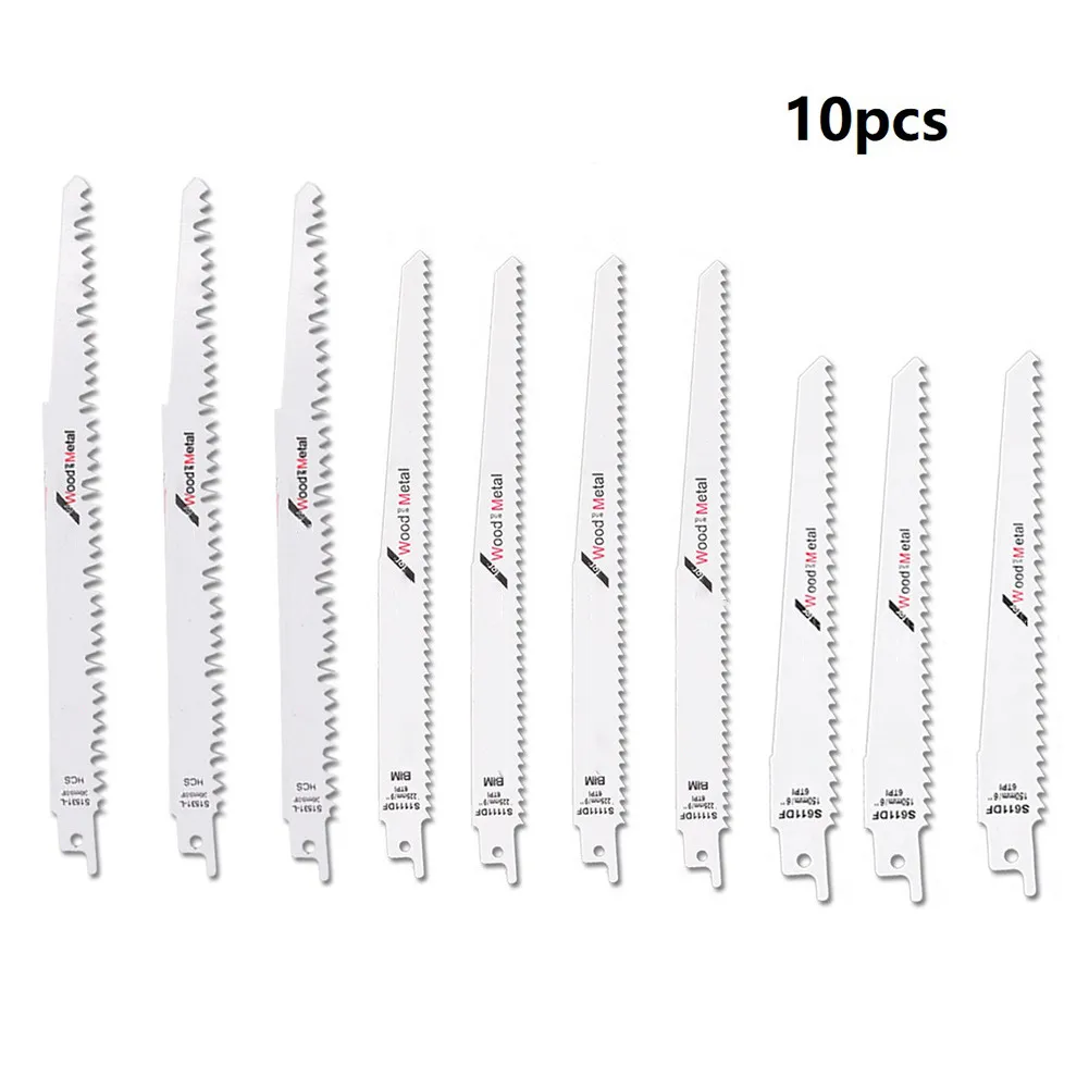 10Pcs S611DF S1111DF S1531-L Reciprocating Saw Blade Cutter Power Tool Accessory Wood Plastic Metal Pipe PVC Pipe Cutting Jigsaw
10Pcs S611DF S1111DF S1531-L Reciprocating Saw Blade Cutter Power Tool Accessory Wood Plastic Metal Pipe PVC Pipe Cutting Jigsaw