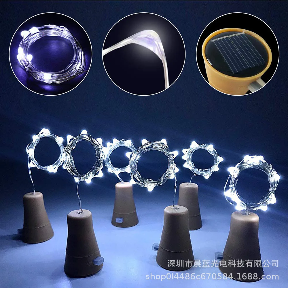 10pcs Solar Wine Bottle Lights 20 LED Solar Cork String Light Copper Wire Fairy Light for Holiday Christmas Party Wedding Decor
10pcs Solar Wine Bottle Lights 20 LED Solar Cork String Light Copper Wire Fairy Light for Holiday Christmas Party Wedding Decor