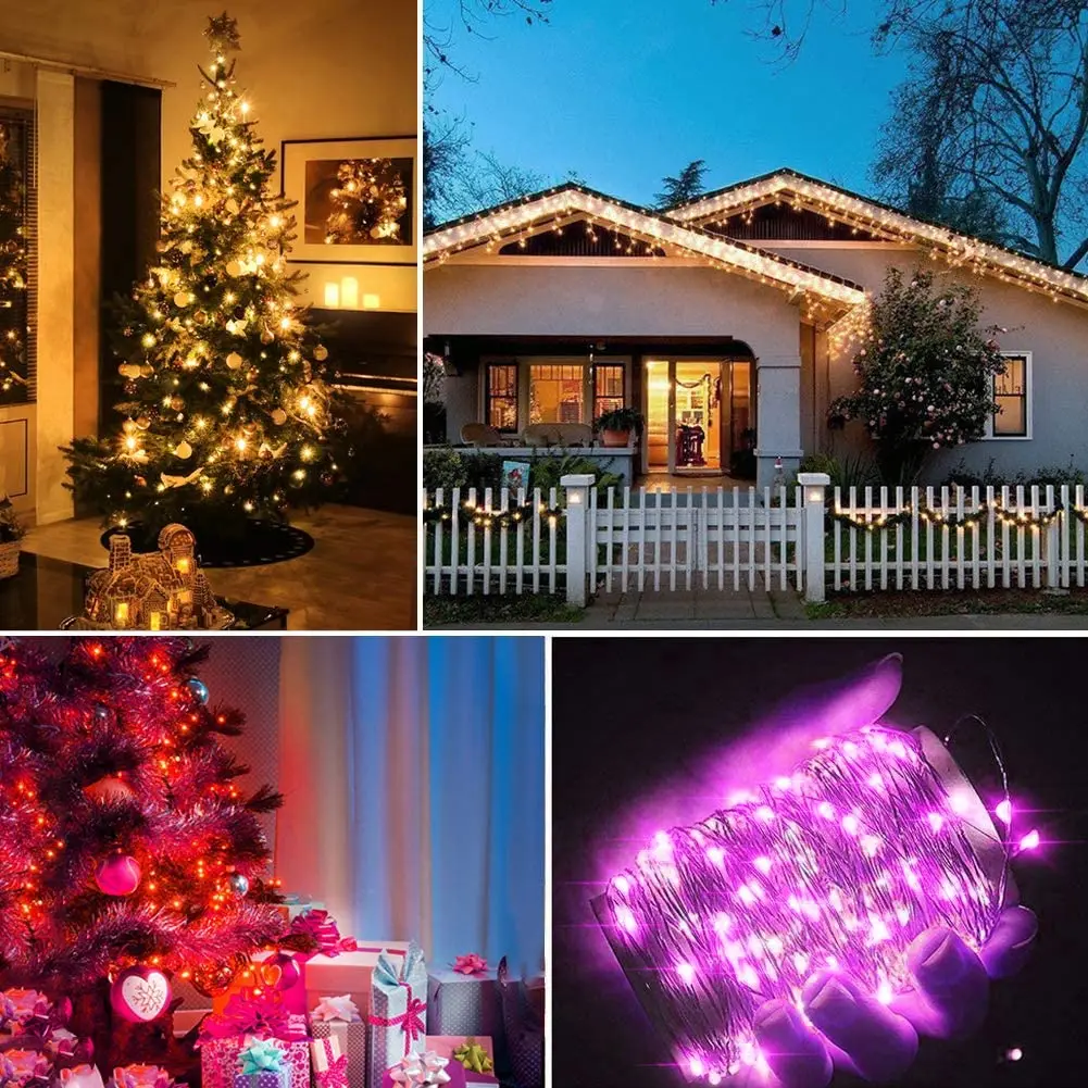 Smart WiFi Control RGB Fairy String Light, 32.8ft 100LED IP67 USB Copper Wire Lights Works with Google Home Siri IFTTT and Alexa
Smart WiFi Control RGB Fairy String Light, 32.8ft 100LED IP67 USB Copper Wire Lights Works with Google Home Siri IFTTT and Alexa