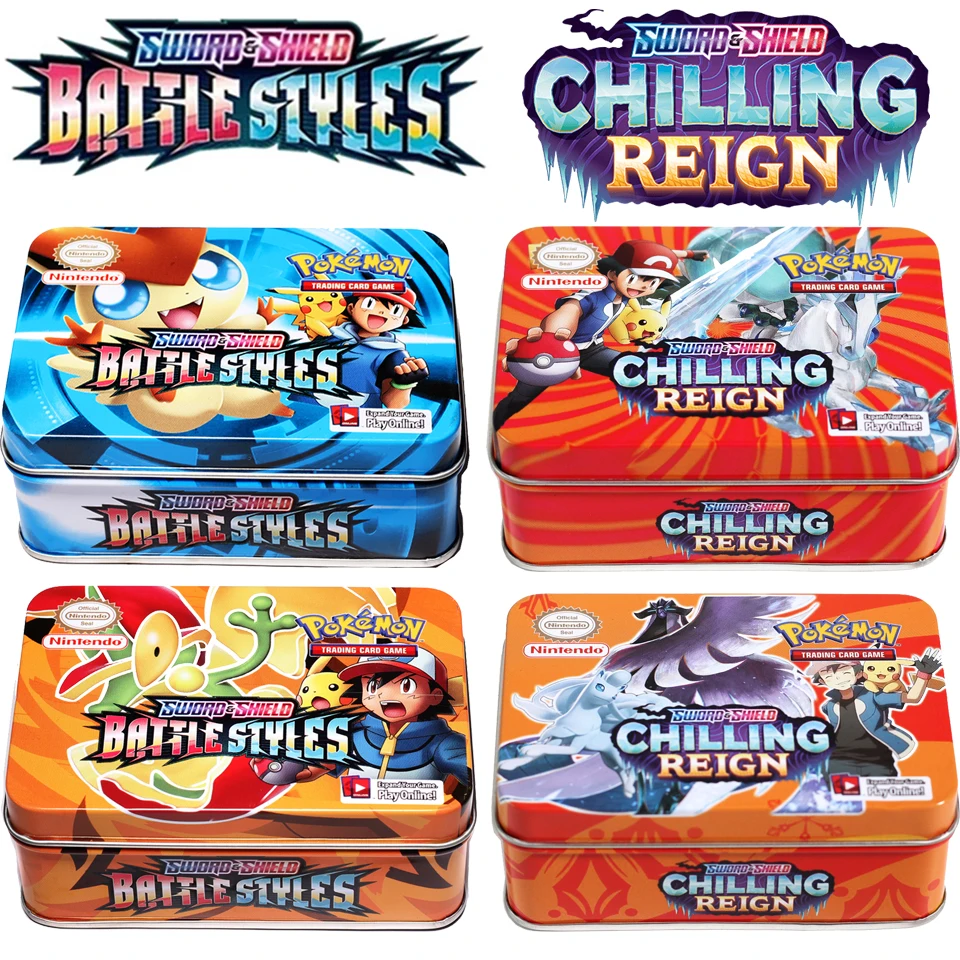 42PCS Pokemon Cards Iron Metal Box TAKARA TOMY Toys Battle Styles Game Snorlax Gengar Eevee Cartoon Kids Christmas Gifts 
42PCS Pokemon Cards Iron Metal Box TAKARA TOMY Toys Battle Styles Game Snorlax Gengar Eevee Cartoon Kids Christmas Gifts