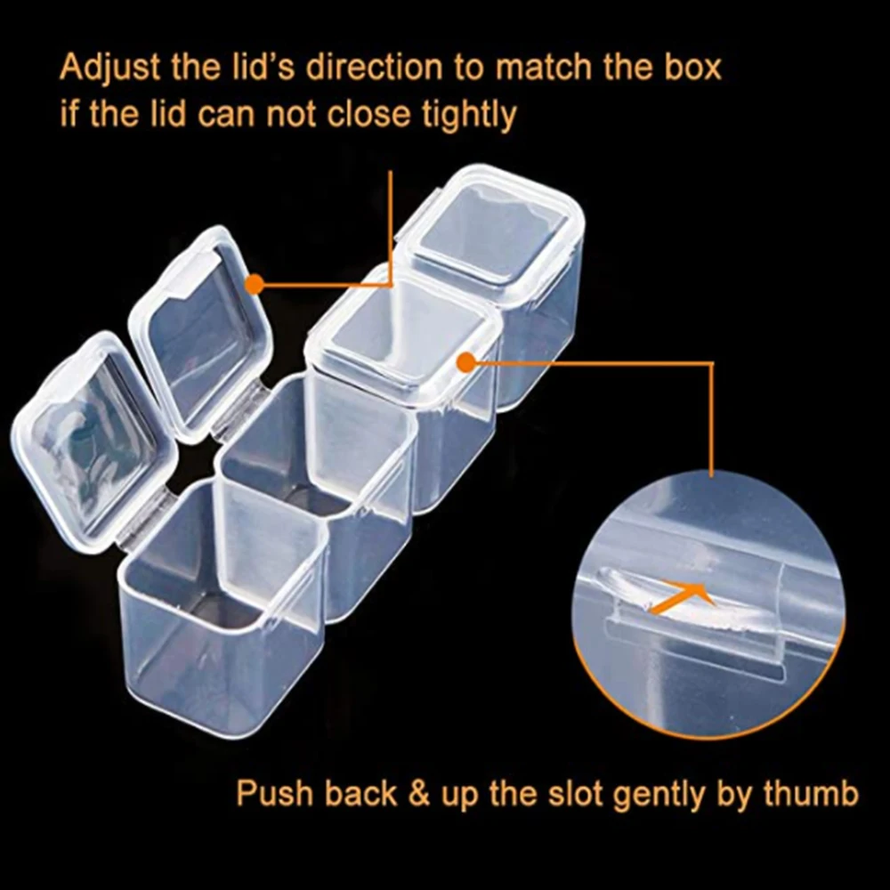 56Grid Transparent Plastic Storage Box for diamond mosaic Tool Box special shaped bead Organizer Nail Rhinestones Storage Case
56Grid Transparent Plastic Storage Box for diamond mosaic Tool Box special shaped bead Organizer Nail Rhinestones Storage Case