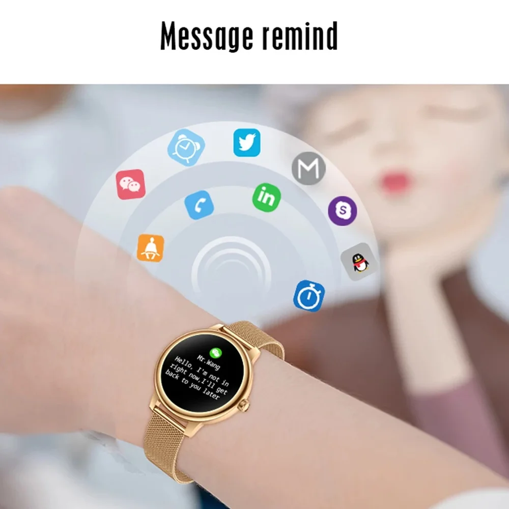 New S29 Smart Watch 2021 Full Touch Screen Fitness Tracker Women Smart watch Waterproof For Ladies And Girls Clock Android IOS
New S29 Smart Watch 2021 Full Touch Screen Fitness Tracker Women Smart watch Waterproof For Ladies And Girls Clock Android IOS