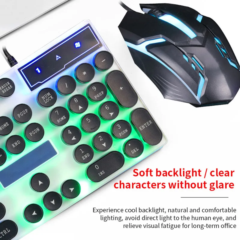 Keyboard Mouse Backlit Gaming Mouse And Keyboard Waterproof Luminous Wouse Keyboard Punk Keyboard And Mouse Combo For PC Gamer
Keyboard Mouse Backlit Gaming Mouse And Keyboard Waterproof Luminous Wouse Keyboard Punk Keyboard And Mouse Combo For PC Gamer