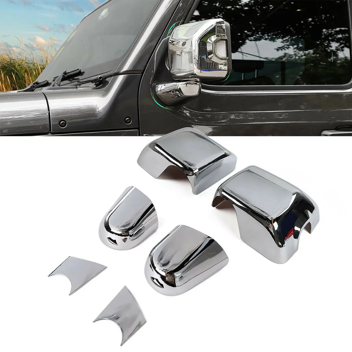 Side Rearview Mirror Covers & Mirror Base Shell Cover for Jeep Wrangler JL 2018
Side Rearview Mirror Covers & Mirror Base Shell Cover for Jeep Wrangler JL 2018