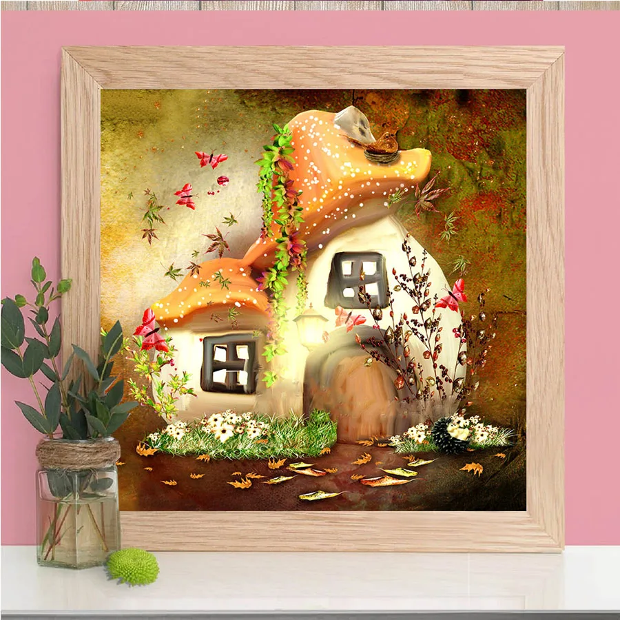 cartoon 5D DIY Diamond Painting Mushroom House Full Square Diamond Embroidery Plant Rhinestones Mosaic Handmade Cross Stitch
cartoon 5D DIY Diamond Painting Mushroom House Full Square Diamond Embroidery Plant Rhinestones Mosaic Handmade Cross Stitch