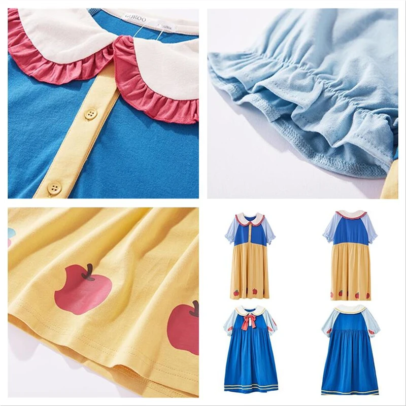 Women's Pajamas Dress Underwear Summer Sleepwear Night Dresse Home Clothes Children's Cartoon Mom/Baby Girl Parent Dresse Sets
Women's Pajamas Dress Underwear Summer Sleepwear Night Dresse Home Clothes Children's Cartoon Mom/Baby Girl Parent Dresse Sets