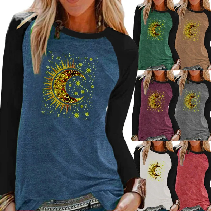 The New Women Clothing Fashion Printing Autumn and Winter Graphic Tee Elegent Long Sleeve Round Neck Plus Size Loose Casual Tops
The New Women Clothing Fashion Printing Autumn and Winter Graphic Tee Elegent Long Sleeve Round Neck Plus Size Loose Casual Tops