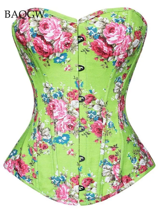Винтажный Женский Регулируемый корсет с открытыми плечами с цветочным принтом, пикантное бюстье без рукавов, модные Бандажи, для вечеринок
Винтажный Женский Регулируемый корсет с открытыми плечами с цветочным принтом, пикантное бюстье без рукавов, модные Бандажи, для вечеринок