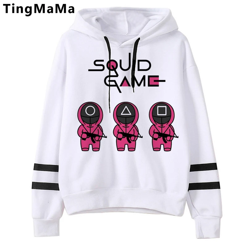 New Korean Squid Game Hoodies Men Kawaii Cartoon Harajuku Unisex Winter Warm 456 Graphic Streetwear Funny Anime Sweatshirts Male 
New Korean Squid Game Hoodies Men Kawaii Cartoon Harajuku Unisex Winter Warm 456 Graphic Streetwear Funny Anime Sweatshirts Male