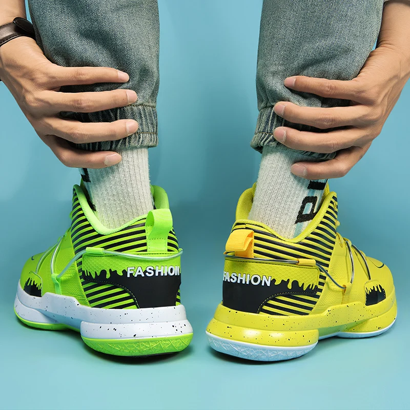 Cushion Men's Sport Basketball Shoes Street Culture Sports Shoes High Quality Sneakers Shoes Comfortable Men Basketball Sneakers
Cushion Men's Sport Basketball Shoes Street Culture Sports Shoes High Quality Sneakers Shoes Comfortable Men Basketball Sneakers