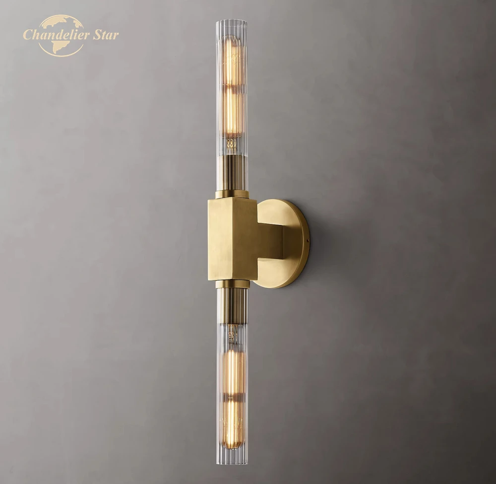 Cannele Linear Sconce Modern LED Glass Metal Brass Chrome Black Wall Lamps Bedroom Living Room Bathroom Indoor Lighting Fixture
Cannele Linear Sconce Modern LED Glass Metal Brass Chrome Black Wall Lamps Bedroom Living Room Bathroom Indoor Lighting Fixture