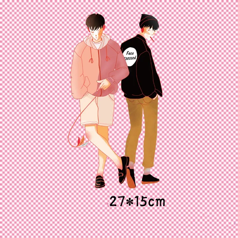 27x15cm Fashion Music Boys Iron On Patches For DIY Heat Transfer Clothes T-Shirt Thermal Stickers Decoration Printing
27x15cm Fashion Music Boys Iron On Patches For DIY Heat Transfer Clothes T-Shirt Thermal Stickers Decoration Printing