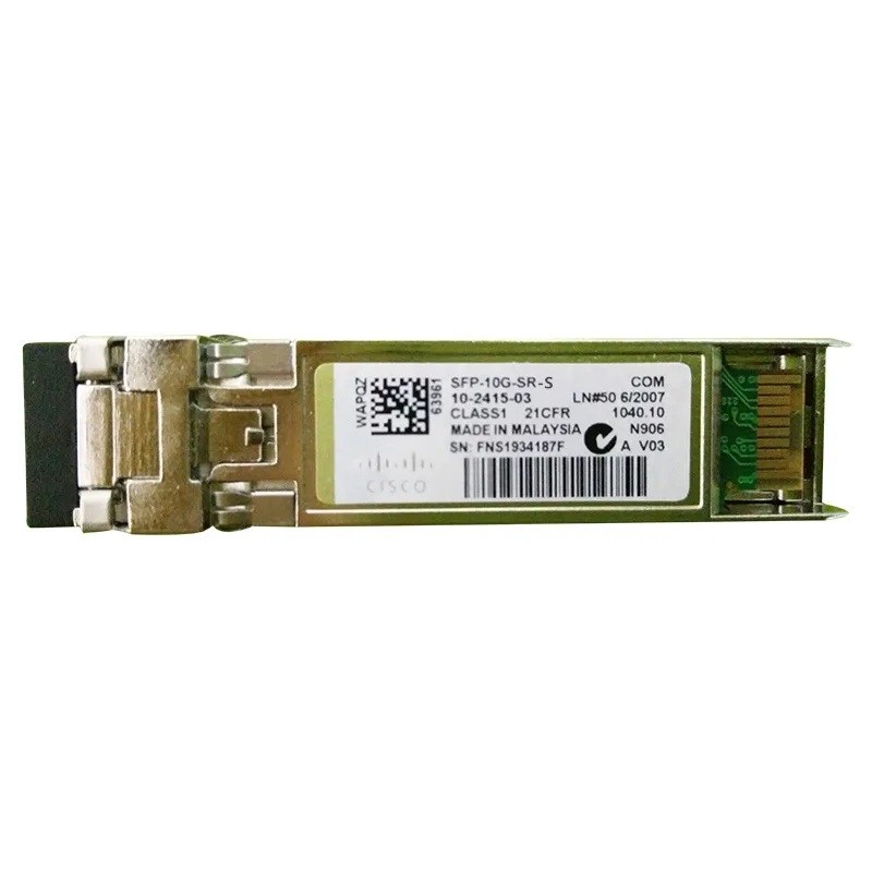 Оригинальный SFP-10G-SR-S для CISCO 850NM 0,3 км SFP волоконно-оптический модульный приемопередатчик
Оригинальный SFP-10G-SR-S для CISCO 850NM 0,3 км SFP волоконно-оптический модульный приемопередатчик