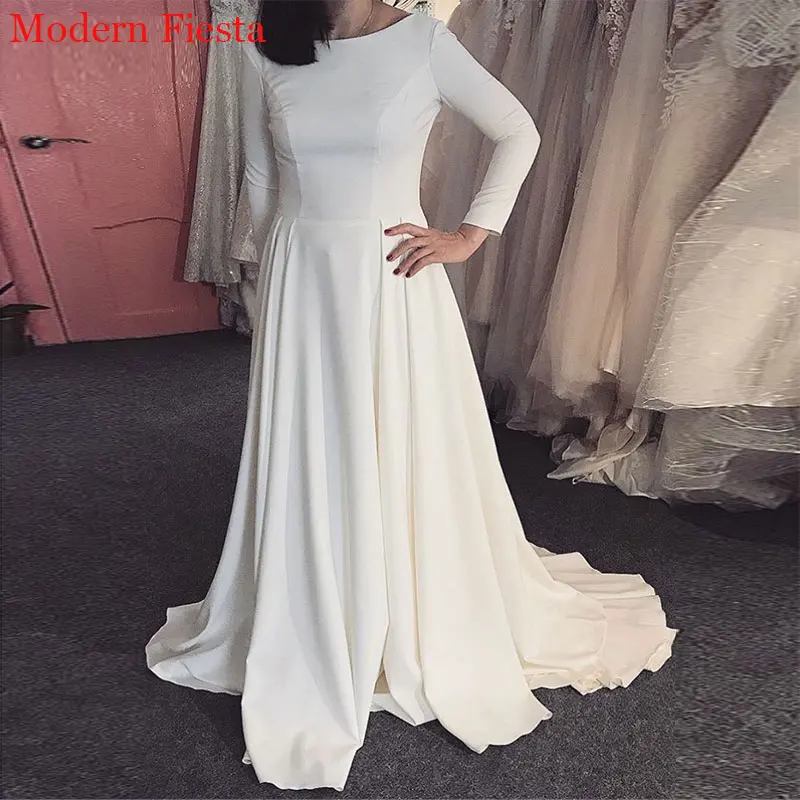 платье 2021 New Style O-neck Long Sleeves Wedding Dresses свадебное Vestido De Novia Sweep Train Bride To Be MF0155
платье 2021 New Style O-neck Long Sleeves Wedding Dresses свадебное Vestido De Novia Sweep Train Bride To Be MF0155