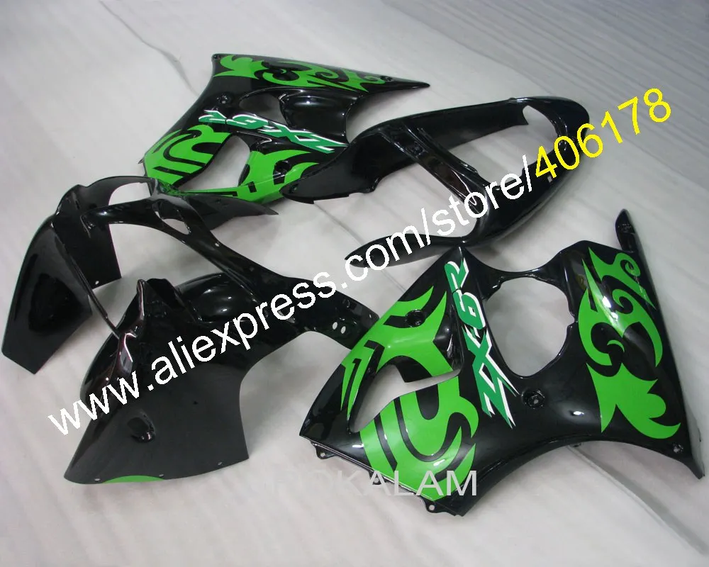 For Kawasaki Ninja ZX6R 2000-2002 ZX-6R 636 ZX 6R ZX636 00-02 Green Flame Bodywork Fairing Kit (Injection Molding)
For Kawasaki Ninja ZX6R 2000-2002 ZX-6R 636 ZX 6R ZX636 00-02 Green Flame Bodywork Fairing Kit (Injection Molding)