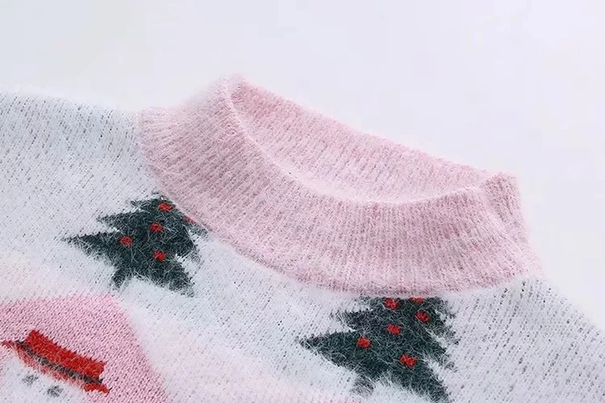 Round Neck Japanese Small Fresh Knitted Sweater Female Loose Long Sleeve Cartoon Printed Sweater Pullover Women Spring Autumn
Round Neck Japanese Small Fresh Knitted Sweater Female Loose Long Sleeve Cartoon Printed Sweater Pullover Women Spring Autumn