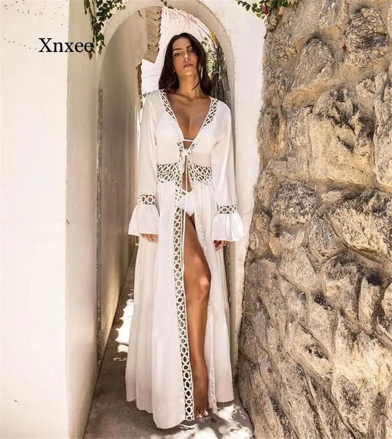 2021 Crochet White Knitted Beach Cover Up Dress Tunic Long Dress Bikinis Cover Ups Swim Cover Up Robe Beachwear Swimsuit Clothes
2021 Crochet White Knitted Beach Cover Up Dress Tunic Long Dress Bikinis Cover Ups Swim Cover Up Robe Beachwear Swimsuit Clothes