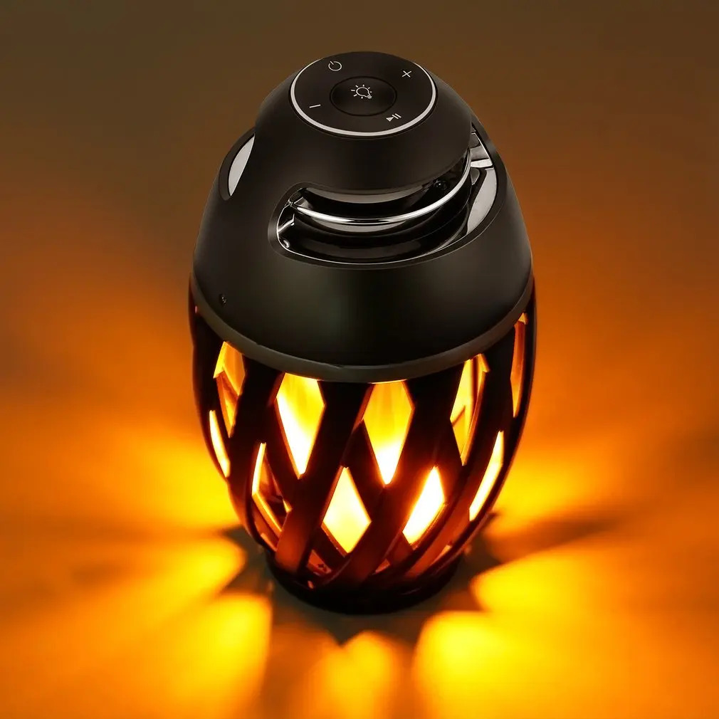 Bluetooth Speaker LED Flame Light Speaker Portable Loudspeaker Wireless Outdoor Player with LED Flame Torch Light Flicker Light
Bluetooth Speaker LED Flame Light Speaker Portable Loudspeaker Wireless Outdoor Player with LED Flame Torch Light Flicker Light