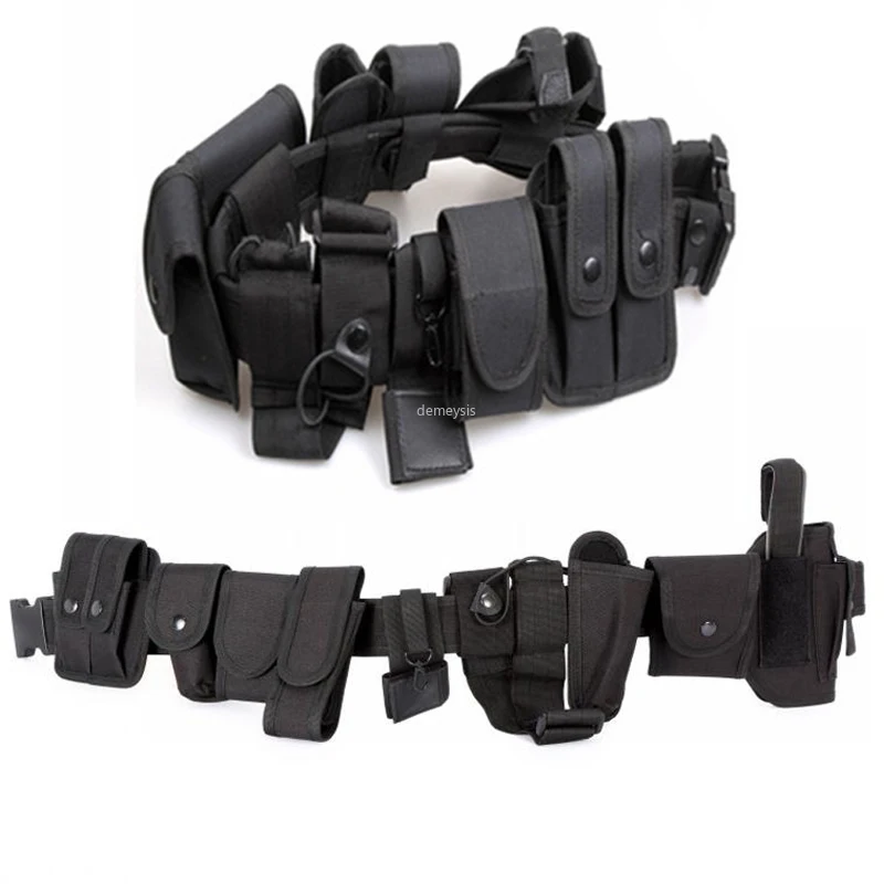 Outdoor Hunting Belt Holster Army Tactical Waist Belt 10 Set Accessories Military Duty Utility Belt with Pouches Equipment
Outdoor Hunting Belt Holster Army Tactical Waist Belt 10 Set Accessories Military Duty Utility Belt with Pouches Equipment