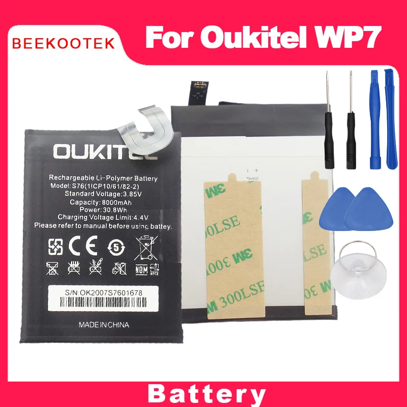 Батарея BEEKOOTEK для Oukitel WP7 10000 мАч, сменная батарея 6,3 дюйма для Oukitel WP7 мобильный телефон
Батарея BEEKOOTEK для Oukitel WP7 10000 мАч, сменная батарея 6,3 дюйма для Oukitel WP7 мобильный телефон