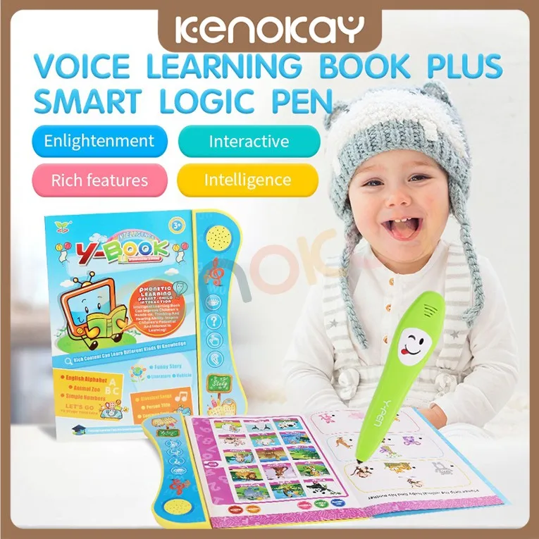 Детская обучающая игрушка kenok, электронная книга на английском языке, электронная звуковая книга с обучающей ручкой 
Детская обучающая игрушка kenok, электронная книга на английском языке, электронная звуковая книга с обучающей ручкой