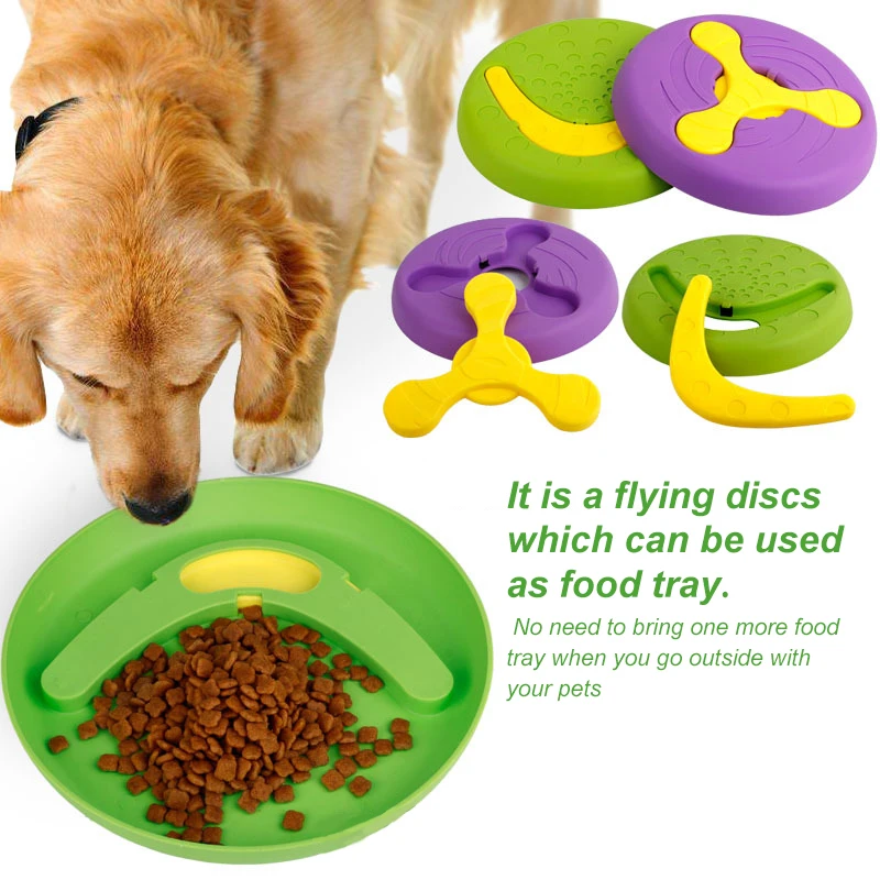 

Novel Pet Dog Flying Discs Multi-purpose Dog Toys for Small Large Dogs Interactive Puppy Toy For Pets Dogs Zabawki Dla Psa