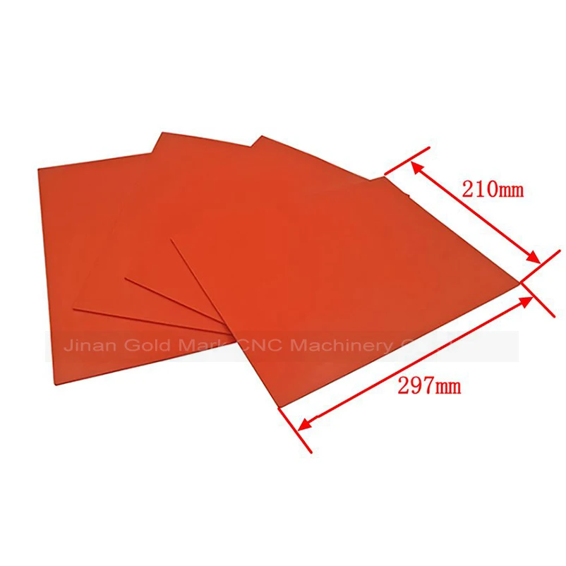 297*210*2.3mm 1pcs red rubber Rubber Sheet free shipping A4 Size For Laser Engraving and cutting Machine
297*210*2.3mm 1pcs red rubber Rubber Sheet free shipping A4 Size For Laser Engraving and cutting Machine