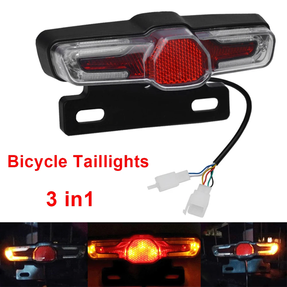 Ebike Brake Rear Light 36-60V Taillight With Turn Signal Rear Rack Lamp LED Electric Bicycle Light Electric Bicycle Accessories
Ebike Brake Rear Light 36-60V Taillight With Turn Signal Rear Rack Lamp LED Electric Bicycle Light Electric Bicycle Accessories