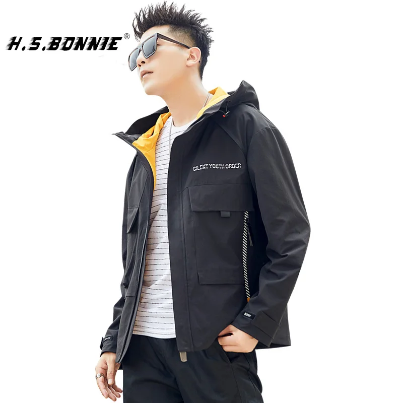 Men Casual Jacket 2019 Autumn Zipper With Hat Outerwear HipHop Windbreaker Coat Solid Color Fashion Male Streetwear Clothing
Men Casual Jacket 2019 Autumn Zipper With Hat Outerwear HipHop Windbreaker Coat Solid Color Fashion Male Streetwear Clothing