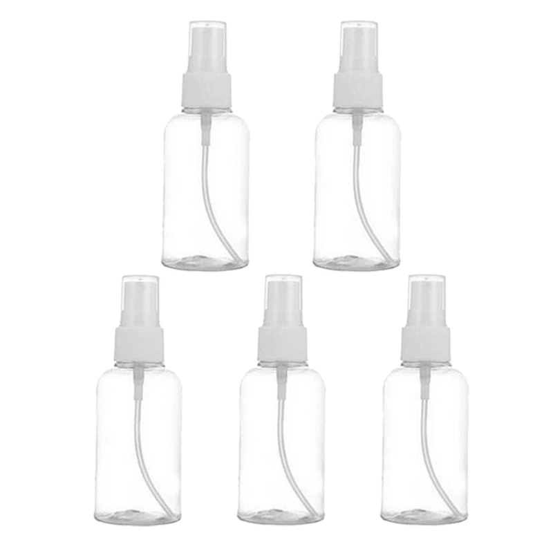 5pcs Empty Cosmetics Transparent Atomizer Liquid Spray Bottle 50ml | Красота и здоровье