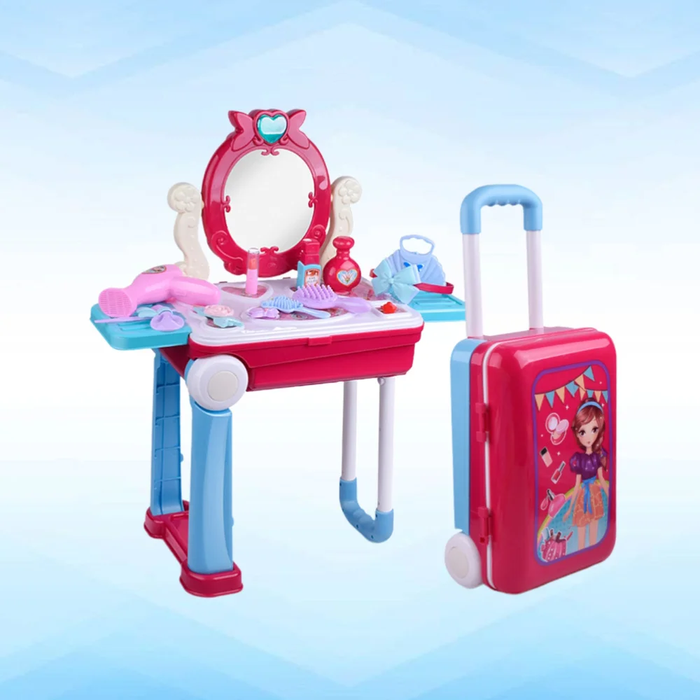 Trolley Case Children Educational Toys Kids Plaything Pretend Portable Travel Case Toys - Make Set
Trolley Case Children Educational Toys Kids Plaything Pretend Portable Travel Case Toys - Make Set