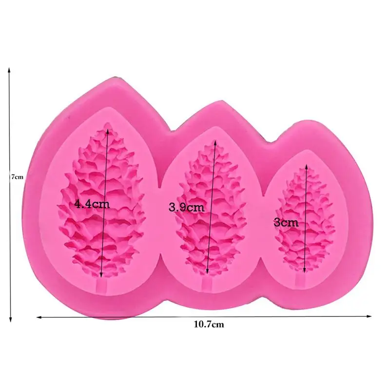 1pc Christmas Fondant Mold Creative 3-Grid Pinecone Silicone Mold Chocolate Mold Fondant Cake Mold
1pc Christmas Fondant Mold Creative 3-Grid Pinecone Silicone Mold Chocolate Mold Fondant Cake Mold