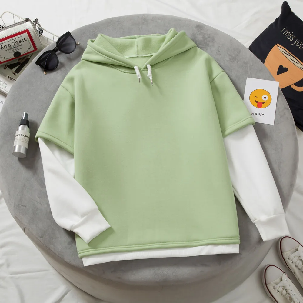 Color Block Hoodie Women Korea Fashion Patchwork Pullover Harajuku Plus Size Sweatshirts for Girls Matching Unisex Streetwear
Color Block Hoodie Women Korea Fashion Patchwork Pullover Harajuku Plus Size Sweatshirts for Girls Matching Unisex Streetwear