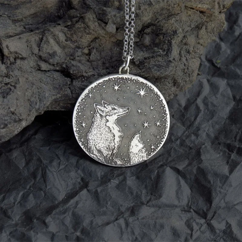 Fox Necklace Silver Color Star Gazing Starry Sky Pendant Necklaces Fashion Women Jewelry Party Statement Necklace Gifts
Fox Necklace Silver Color Star Gazing Starry Sky Pendant Necklaces Fashion Women Jewelry Party Statement Necklace Gifts