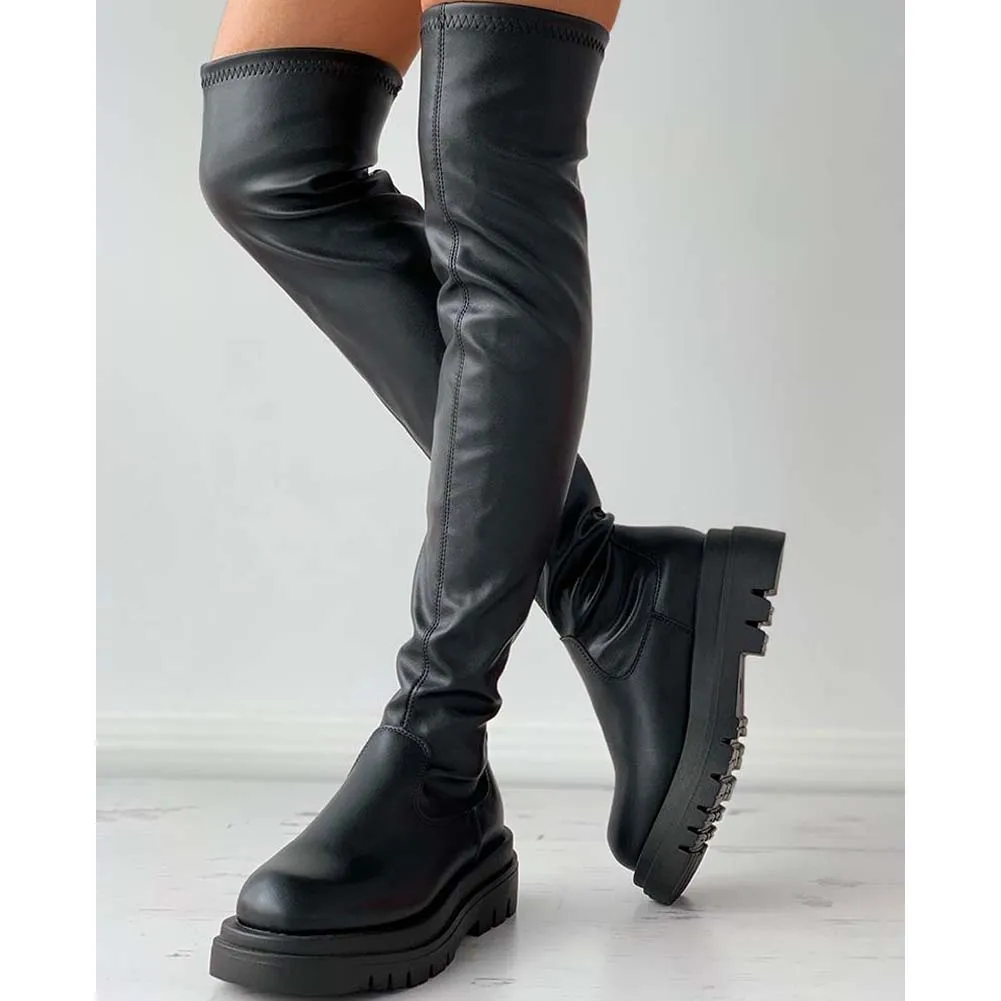 Brand Long Boots Woman Shoes High Heels Sexy Size 43 Women Shoes Winter Ladies Thigh High Boot Chunky Heels Over The Knee Boots
Brand Long Boots Woman Shoes High Heels Sexy Size 43 Women Shoes Winter Ladies Thigh High Boot Chunky Heels Over The Knee Boots