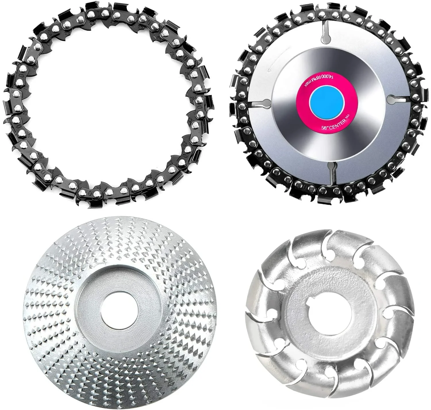 Wood Grinding Wheel 12 Teeth Wood Shaping Disc Angle Grinder Chain Disc for Woodworking Sanding Carving Polising Grinding Wheel
Wood Grinding Wheel 12 Teeth Wood Shaping Disc Angle Grinder Chain Disc for Woodworking Sanding Carving Polising Grinding Wheel