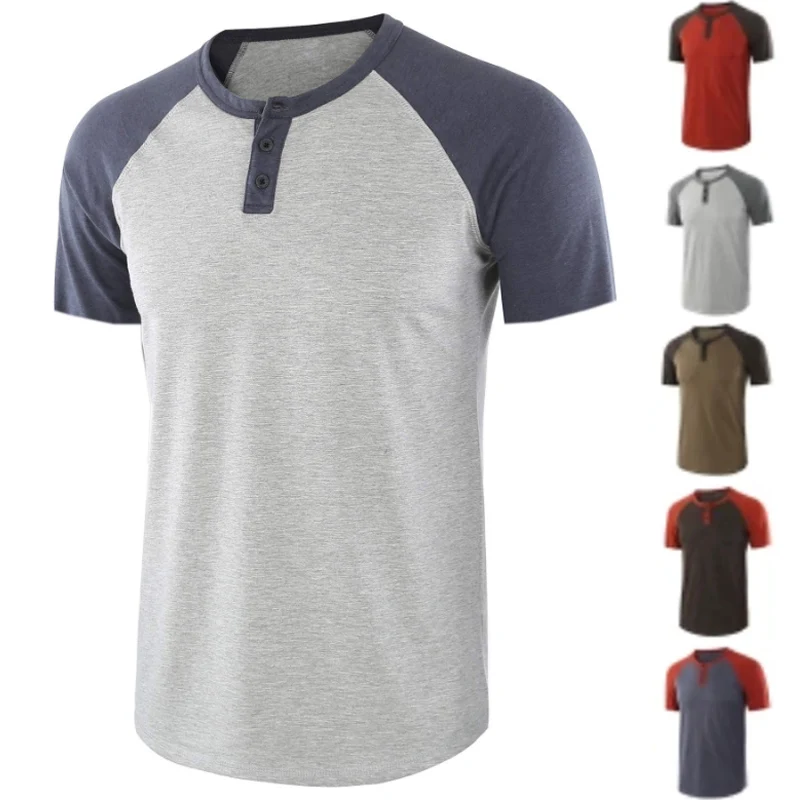 HOT Sale Men's T-shirt Cotton Short Sleeved Casual Plus Size Male Solid Tops T-shirt Fashion Streetwear Mens Workout Shirts
HOT Sale Men's T-shirt Cotton Short Sleeved Casual Plus Size Male Solid Tops T-shirt Fashion Streetwear Mens Workout Shirts