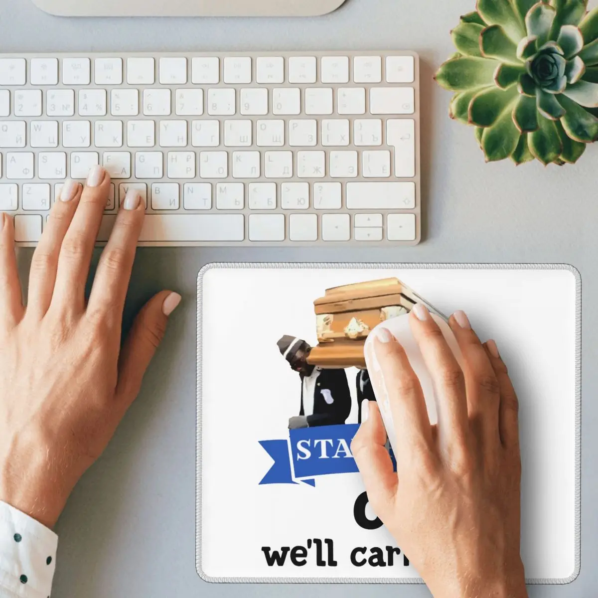 Coffin Dance Funny Mouse Pad Funny Meme Funeral Dance With Casket Pallbearers Antislip Desk Mat Pads Rubber Office Home Deco Mat
Coffin Dance Funny Mouse Pad Funny Meme Funeral Dance With Casket Pallbearers Antislip Desk Mat Pads Rubber Office Home Deco Mat