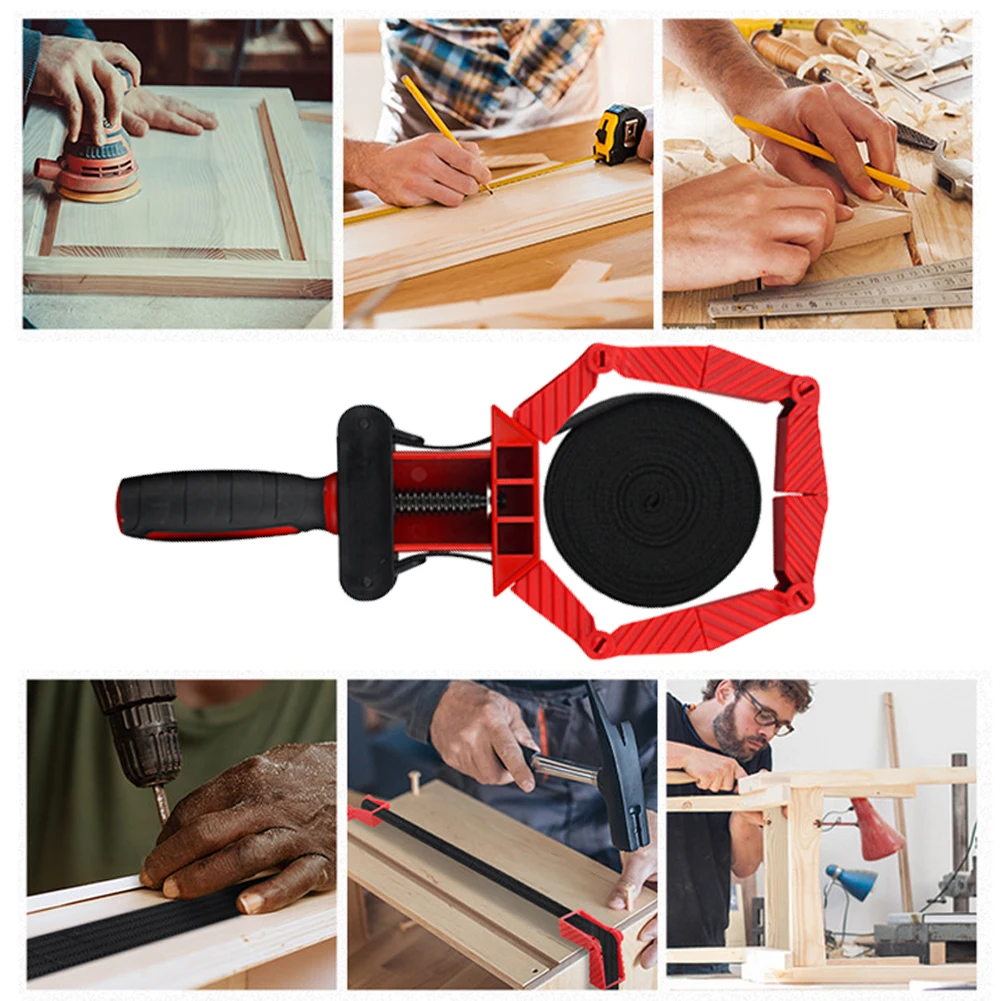 Band Clamp Multifunction Woodworking Strap Clip Nylon Adjustable Belt Strap Clamp 4M Pure Nylon Strap Clip Practical Tools
Band Clamp Multifunction Woodworking Strap Clip Nylon Adjustable Belt Strap Clamp 4M Pure Nylon Strap Clip Practical Tools