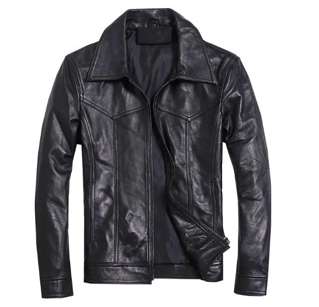 Fashion Style Plus Size Soft Sheepskin Jackets Men's Genuine Leather Jacket Man Biker's Slim Coat
Fashion Style Plus Size Soft Sheepskin Jackets Men's Genuine Leather Jacket Man Biker's Slim Coat