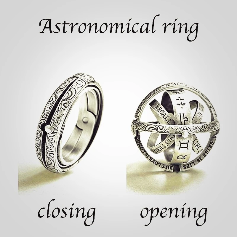 Bronze Astronomical Ball Ring Wish German Retro Ball Creative Ring Flip Deformation Ring Couple Rings Jewelry
Bronze Astronomical Ball Ring Wish German Retro Ball Creative Ring Flip Deformation Ring Couple Rings Jewelry