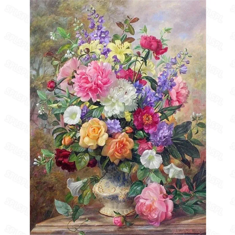 Diy Diamond Painting Modern Light Luxury Beautiful Artistic Conception Fashion Creative Flowers Tulips Living Room Paintings
Diy Diamond Painting Modern Light Luxury Beautiful Artistic Conception Fashion Creative Flowers Tulips Living Room Paintings