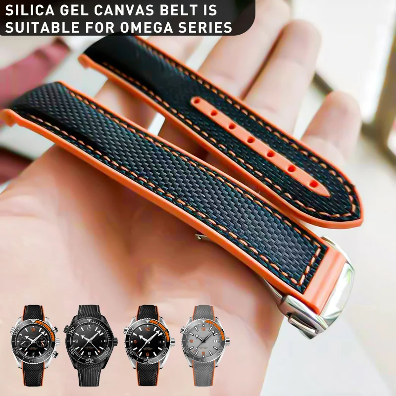 Silicone Watchbands Fit For Omega SEAMASTER PLANET OCEAN Watch Accessories Rubber Nylon Watch Bracelet Watch Strap Watch Band
Silicone Watchbands Fit For Omega SEAMASTER PLANET OCEAN Watch Accessories Rubber Nylon Watch Bracelet Watch Strap Watch Band
