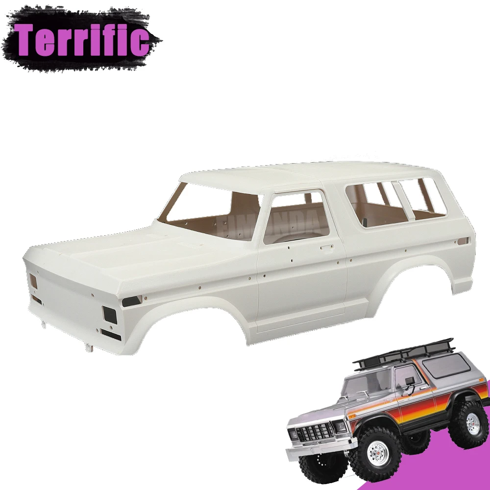313MM Wheelbase Scale Ford ABS Hard Body Set and Interior for 1/10 RC Crawler Car SCX10 90046 TRX4 Bronco Redcat GEN8 RGT 86100
313MM Wheelbase Scale Ford ABS Hard Body Set and Interior for 1/10 RC Crawler Car SCX10 90046 TRX4 Bronco Redcat GEN8 RGT 86100