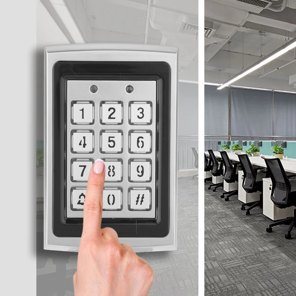 Access Controller RFID Access Control Keypad Cover Card Door Access Controller Keypad With Backlight Security Door Access
Access Controller RFID Access Control Keypad Cover Card Door Access Controller Keypad With Backlight Security Door Access