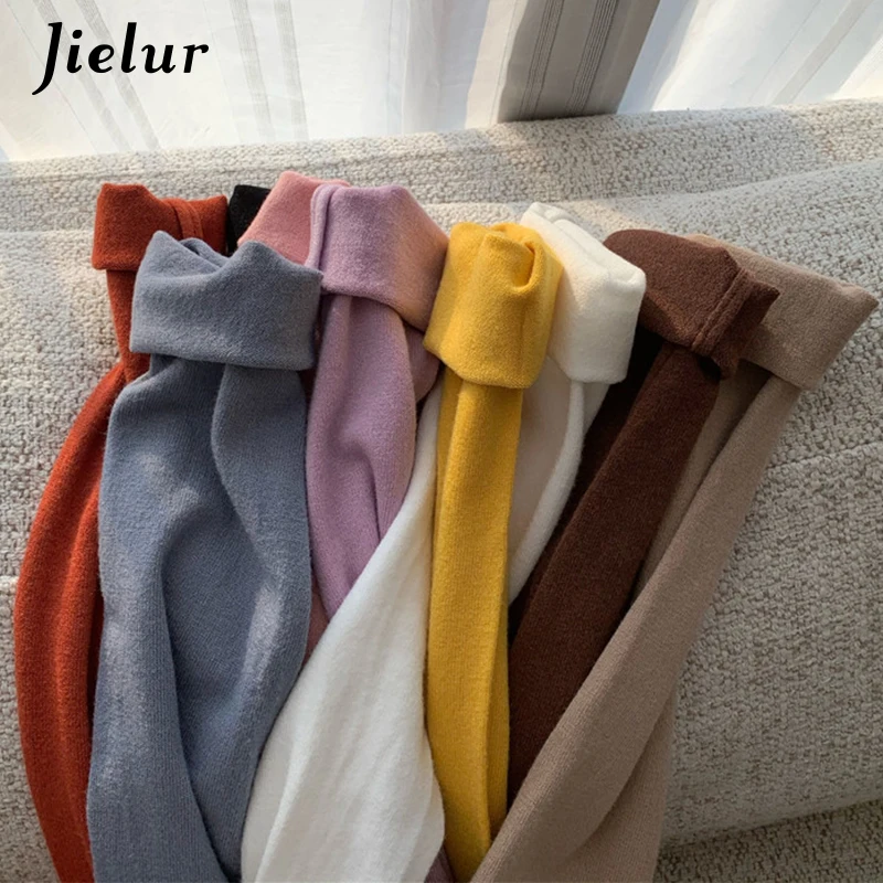 Jielur Women Autumn Winter Sweaters Knitted O-neck Solid Color Basic Chic Primer Femme Pullovers Sweater Slim-fit Pullover
Jielur Women Autumn Winter Sweaters Knitted O-neck Solid Color Basic Chic Primer Femme Pullovers Sweater Slim-fit Pullover
