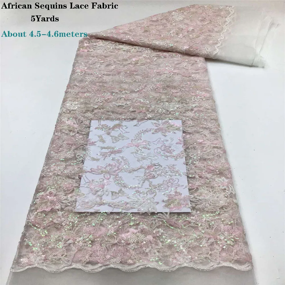Pink African Sequins Lace Fabric 2021 High Quality Beaded Lace Nigerian Lace Fabrics For Women Party Wedding Dress
Pink African Sequins Lace Fabric 2021 High Quality Beaded Lace Nigerian Lace Fabrics For Women Party Wedding Dress