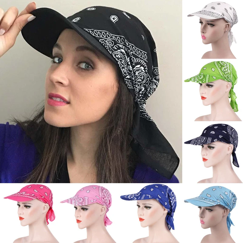 Women Cotton Head Scarf Visor Hat With Wide Brim Sunhat Summer Beach UV Protection Sun Hats Female Casual Printed Flower Cap
Women Cotton Head Scarf Visor Hat With Wide Brim Sunhat Summer Beach UV Protection Sun Hats Female Casual Printed Flower Cap