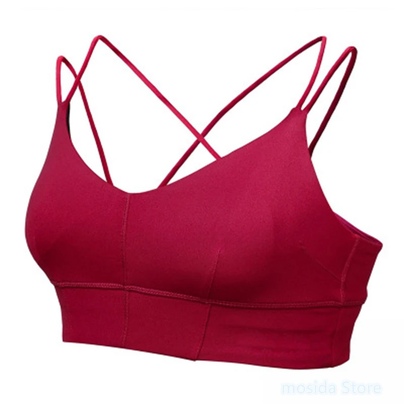 10pcs Explosion European and American fitness sports bra thin belt shockproof cross beautiful back running yoga underwear
10pcs Explosion European and American fitness sports bra thin belt shockproof cross beautiful back running yoga underwear